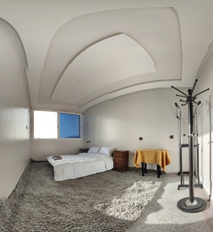 Deluxe Double Room with Shower (a night at the Oasis view )