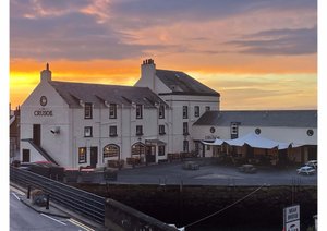 Crusoe Hotel in Leven, image may contain: Hotel, Inn, Neighborhood, Street