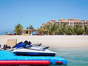 Marjan Island Resort & Spa in Ras Al Khaimah, image may contain: Water, Waterfront, Boat, Water Sports