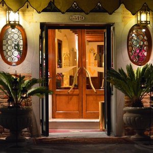 Ai Mori d'Oriente Hotel in Venice, image may contain: Potted Plant, Plant, Door, Housing