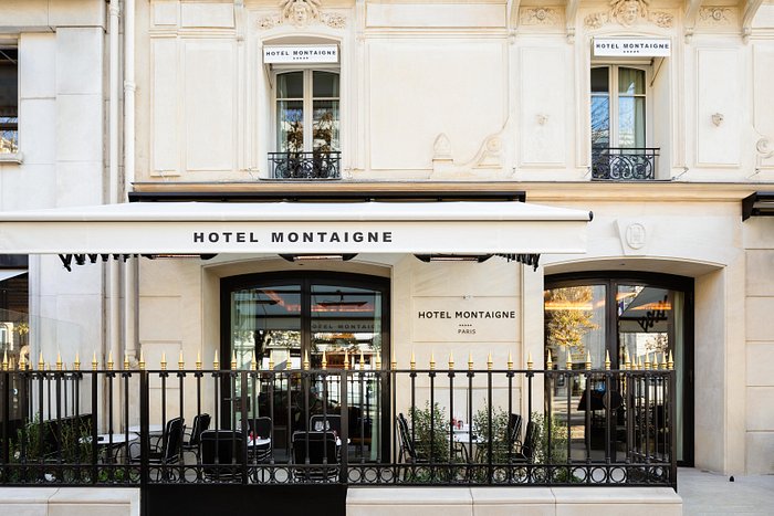 L'Hôtel Montaigne sur les Champs Elysées, proche de l'Arc de