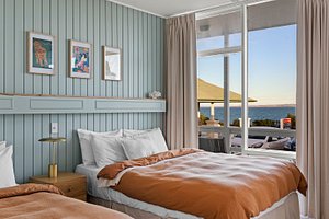 Kangaroo Island Seaview Motel in Kangaroo Island, image may contain: Interior Design, Bedroom, Furniture, Dorm Room