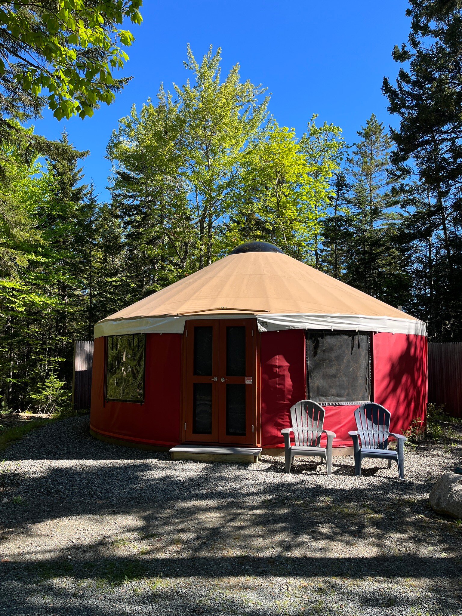 Acadia national 2025 park yurts