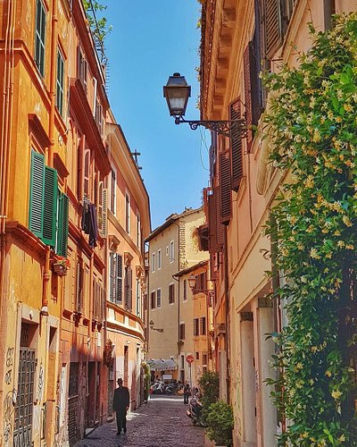 Back alley in the afternoon in Rome