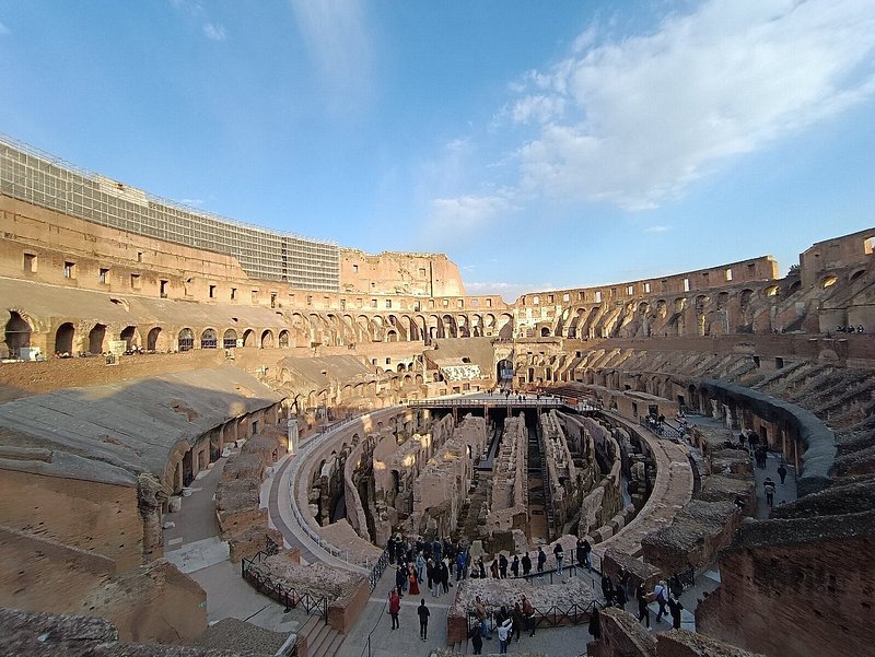 People visiting The Colosseum in Rome