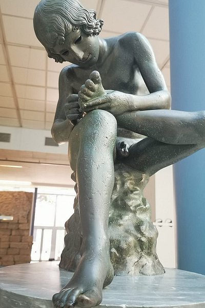 A classical sculpture in Musei Capitolini, Rome