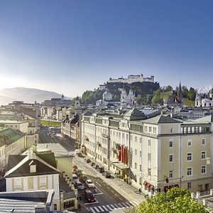 Hotel Sacher Salzburg and Fortress