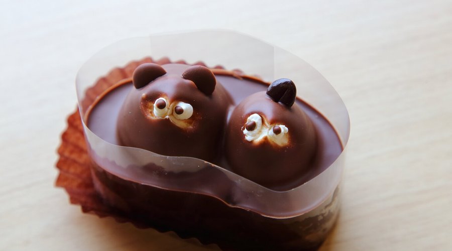 夫婦たぬきケーキ