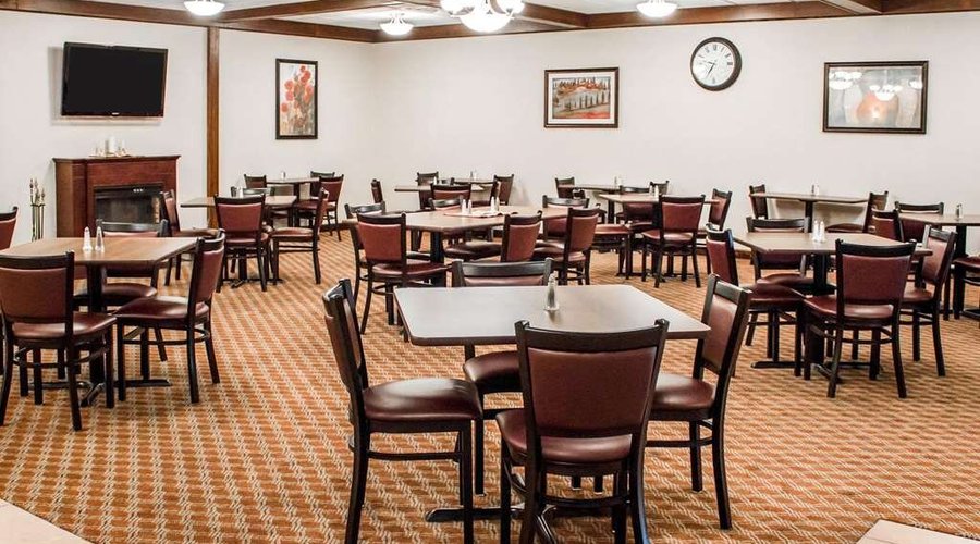 Enjoy breakfast in this seating area