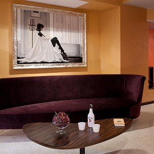 Fiume Hotel in Rome, image may contain: Couch, Living Room, Coffee Table, Table