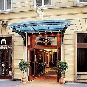 Hotel Kaiserin Elisabeth in Vienna, image may contain: Awning, Canopy, Porch, Housing