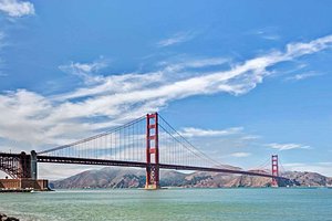 Travelodge by Wyndham Presidio San Francisco in San Francisco, image may contain: Bridge, Golden Gate Bridge, Landmark