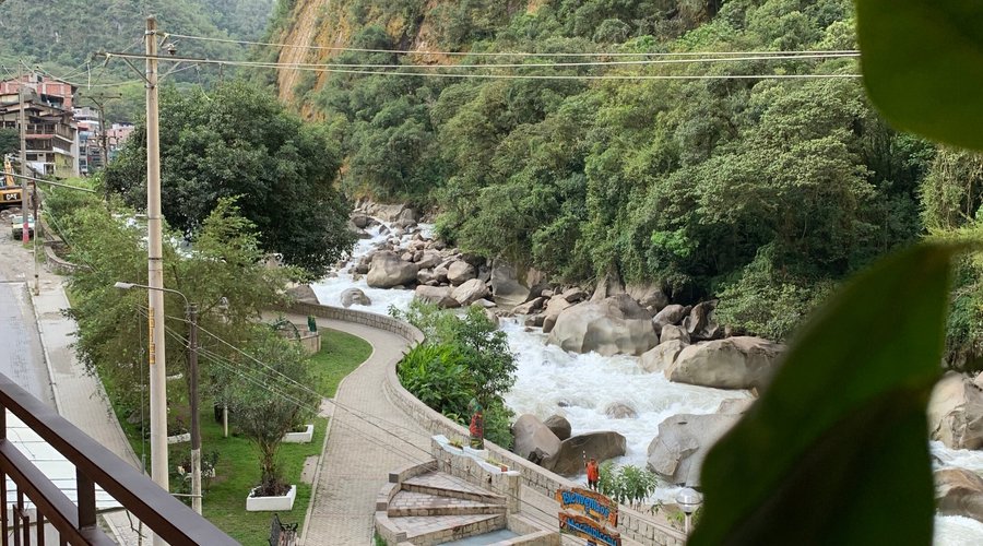 Double Superior room, King size bed, terrace and river view