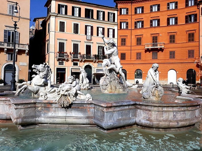 Fountain of Neptune in Rome