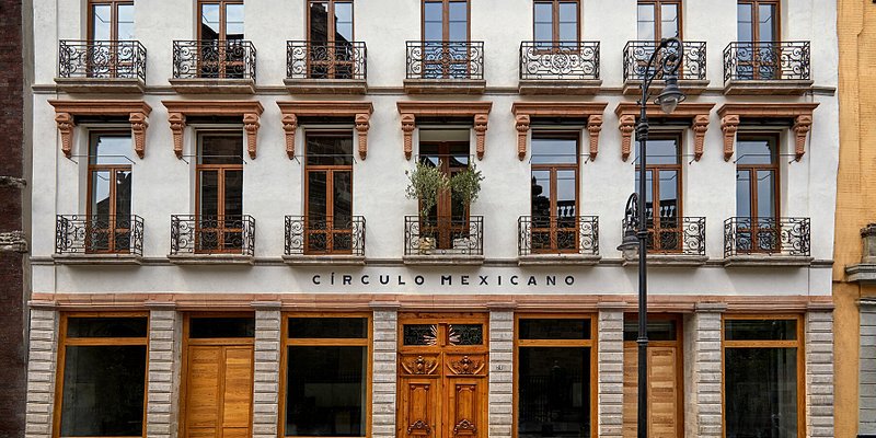 Exterior of Círculo Mexicano, Mexico City, Mexico
