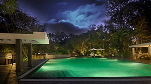 Amanvana Spa Resort, Coorg in Kushalnagar, image may contain: Resort, Hotel, Pool, Villa