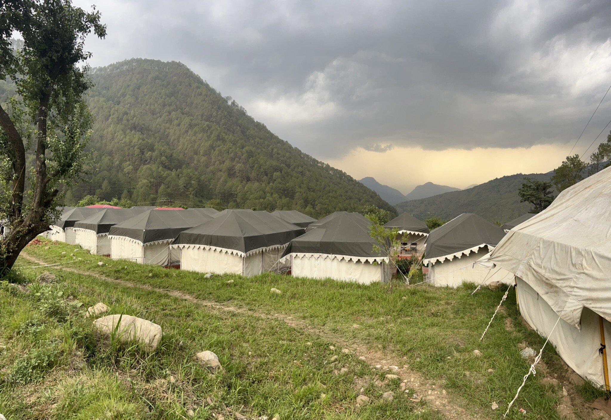 Rain clouds over mountains near Barkot, Uttarakhand, India Asia Stock Photo  - Alamy