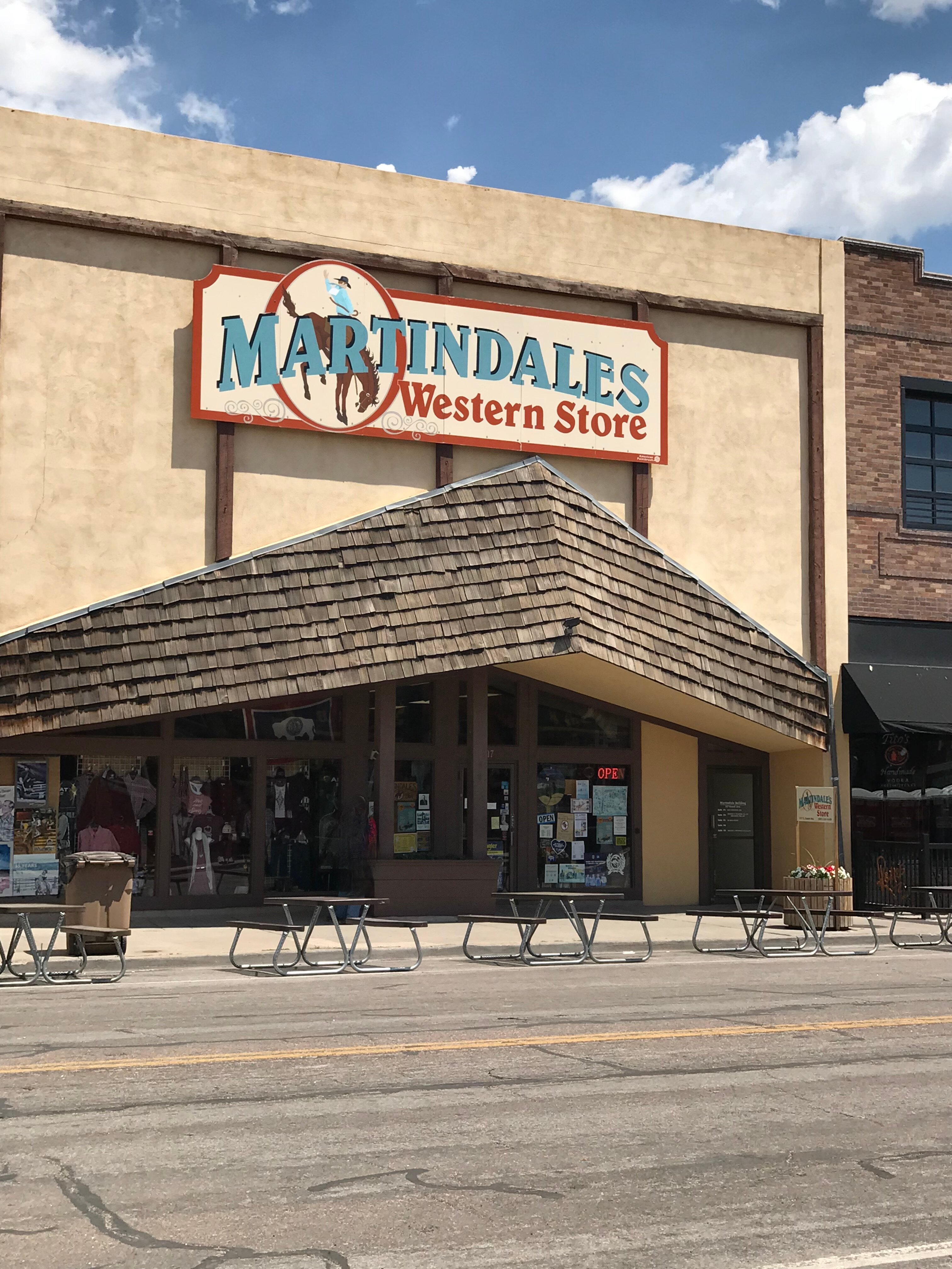 Martindale's western store sale