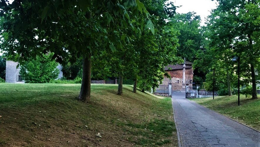Parco della Magana in Cassano un june 2022.