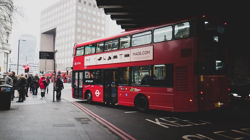london red double decker bus