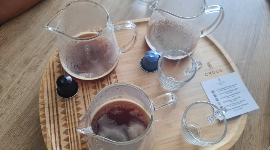 Degustación de 3 de sus 6 cápsulas