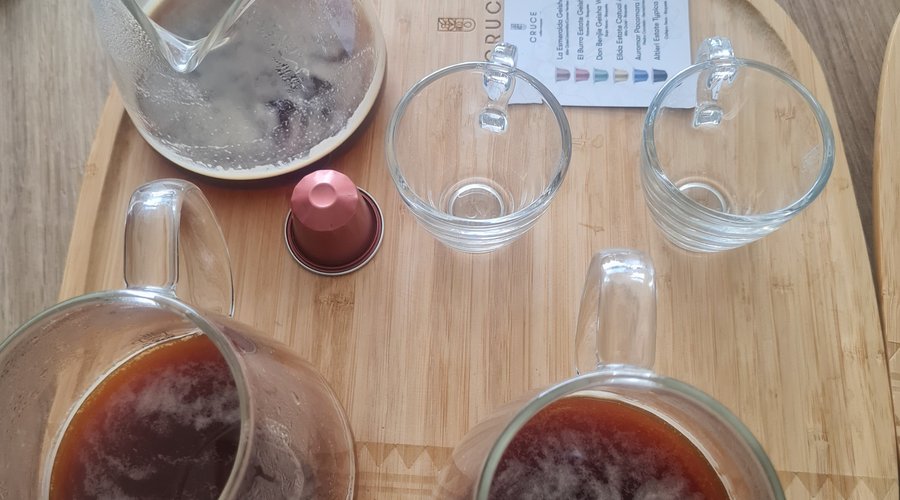 Degustación de 3 de sus 6 cápsulas