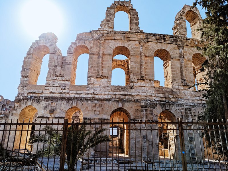 The amphitheatre of El-jem in Tunisia