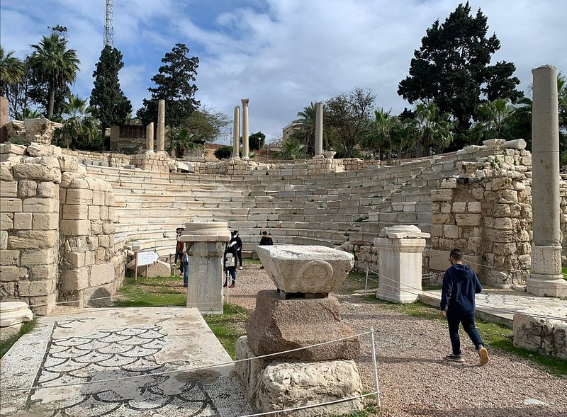 The Roman Amphitheatre in Alexandria, Egypt