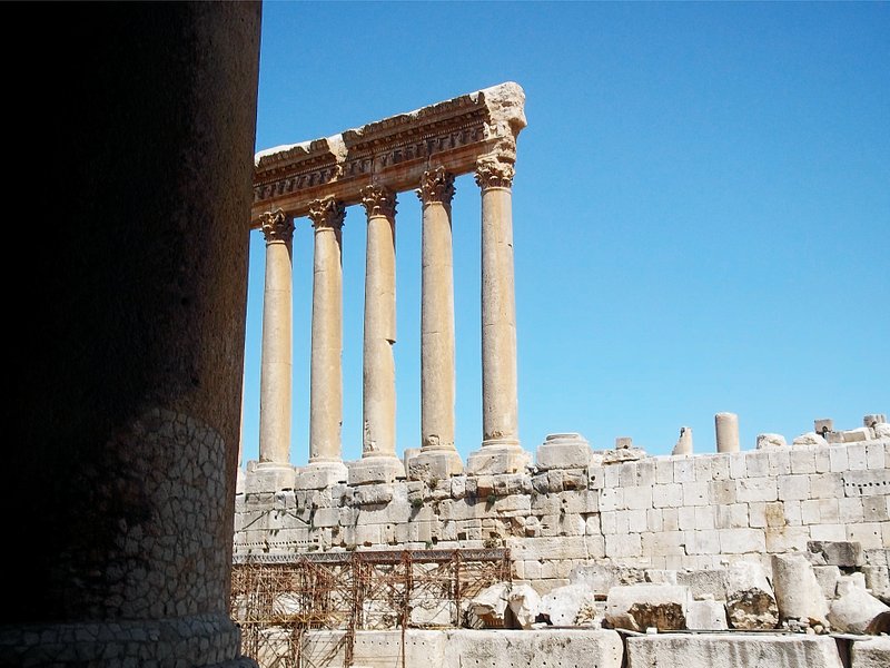 Temple of Jupiter in Baalbek, Lebanon
