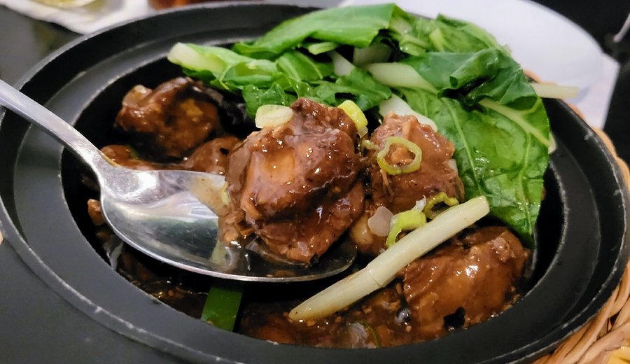 Black beans spare ribs Claypot $11...oh so tasty with a hot bowl of white rice.