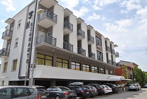 Hotel Diamante in Torre Pedrera, image may contain: City, Condo, Urban, Apartment Building