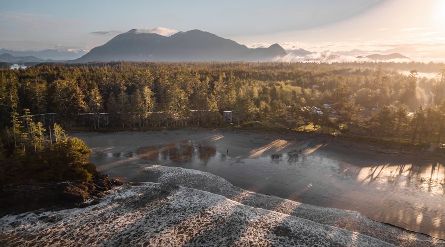 Stay on Canada's number one surf beach, Cox Bay, Tofino. Just steps away from your ocean-view suite!
