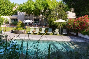Hotel 96 in Marseille, image may contain: Backyard, Villa, Garden, Chair