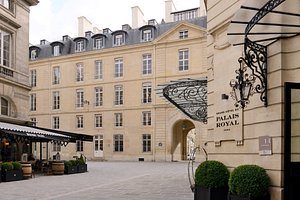Grand Hotel du Palais Royal in Paris, image may contain: City, Urban, Street, Hotel