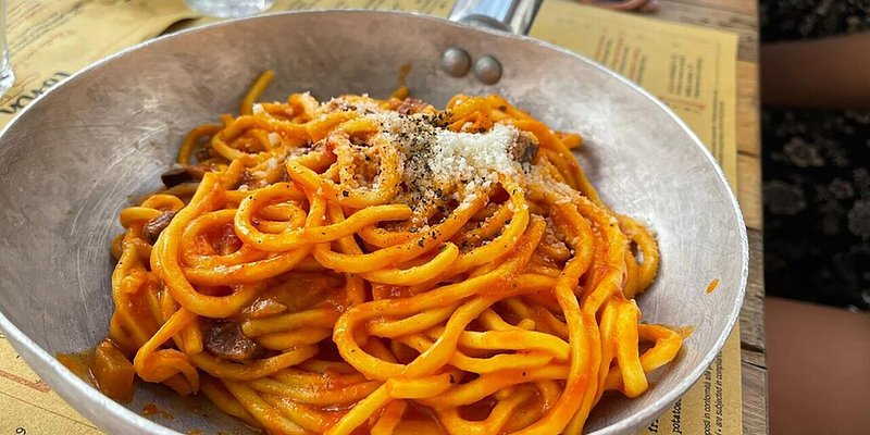 Tonnarello Scala spaghetti amatriciana