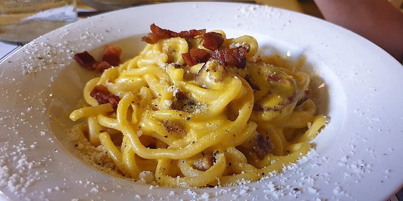 Handmade pasta at Pasta e Vino Osteria, Torre Argentina