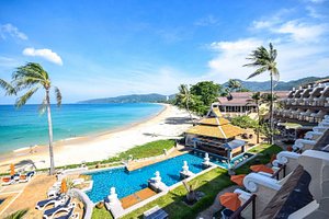 Beyond Karon in Phuket, image may contain: Hotel, Resort, Summer, Pool