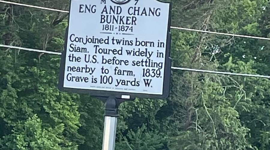 this sign is actually on the side of the road