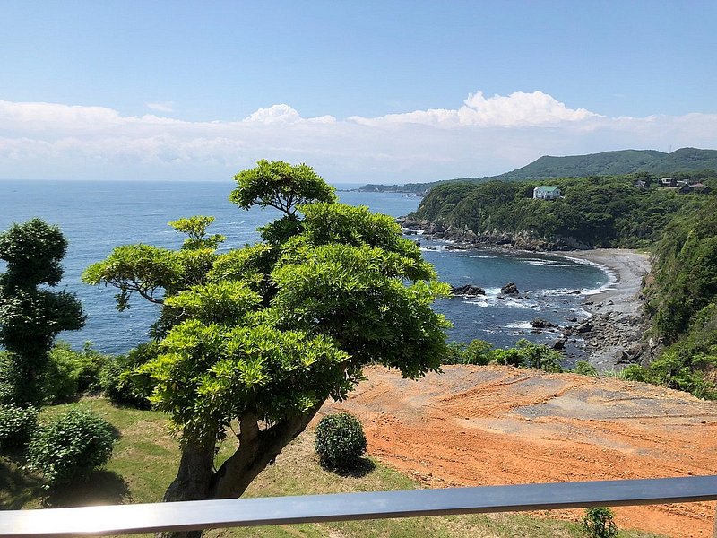 御宿The Earthから見渡す海景色