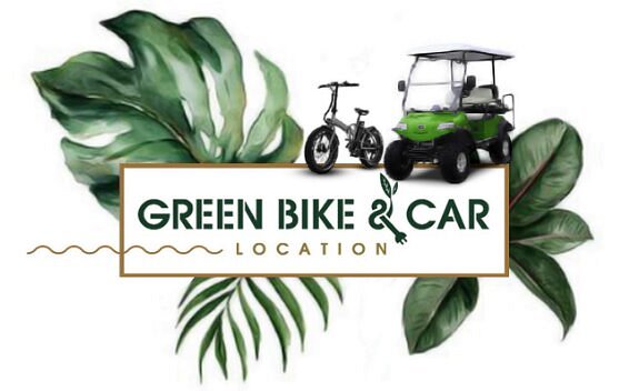 Green Bike & Car image