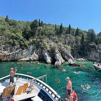 corfu boat trip swimming and bbq