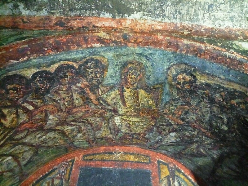 Catacomben van St. Domitilla in Rome