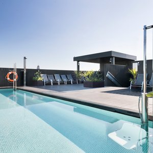 Andante Hotel in Barcelona, image may contain: Swimming, Water, Summer, Pool