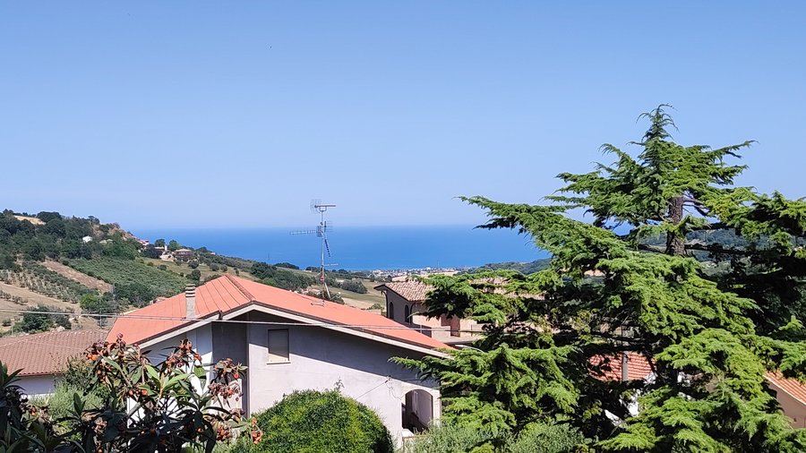 Vista sul mare adriatico 