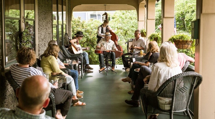 Porch music every Saturday evening!