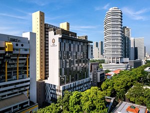 Hotel Traveltine in Singapore, image may contain: City, Urban, Cityscape, Condo