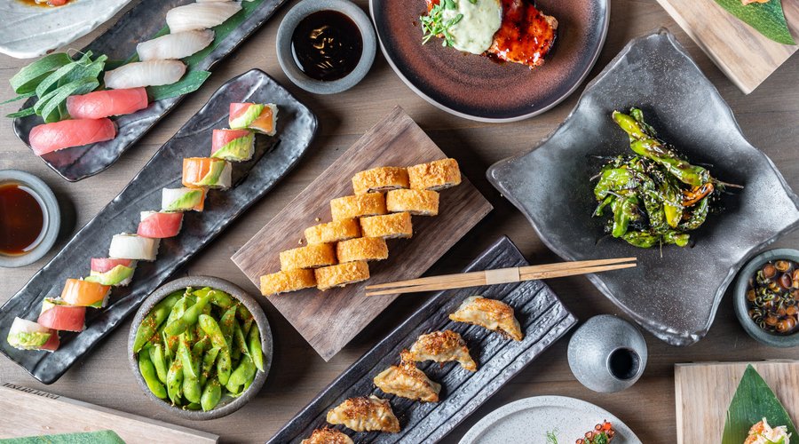 a cornucopia of  sushi options