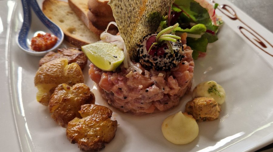 Tartare de truite saumonée façon Thaï