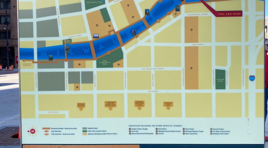 And the map of the Riverwalk. 