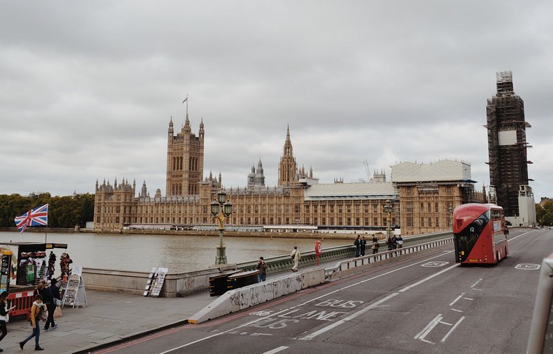 Palace of Westminster in London 